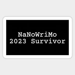 NaNoWriMo 2023 Survivor Magnet